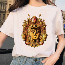 Load image into Gallery viewer, LUSLOS Kawaii Girl Print T Shirt Women Tshirt Summer Short Sleeve Casual White Tee Shirts Streetwear Femme Graphic Tees ForWomen