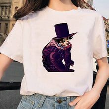 Load image into Gallery viewer, LUSLOS Kawaii Girl Print T Shirt Women Tshirt Summer Short Sleeve Casual White Tee Shirts Streetwear Femme Graphic Tees ForWomen