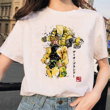 Load image into Gallery viewer, LUSLOS Kawaii Girl Print T Shirt Women Tshirt Summer Short Sleeve Casual White Tee Shirts Streetwear Femme Graphic Tees ForWomen
