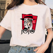 Load image into Gallery viewer, LUSLOS Kawaii Girl Print T Shirt Women Tshirt Summer Short Sleeve Casual White Tee Shirts Streetwear Femme Graphic Tees ForWomen
