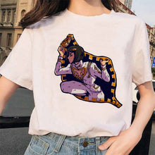 Load image into Gallery viewer, LUSLOS Kawaii Girl Print T Shirt Women Tshirt Summer Short Sleeve Casual White Tee Shirts Streetwear Femme Graphic Tees ForWomen
