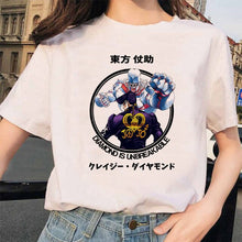 Load image into Gallery viewer, LUSLOS Kawaii Girl Print T Shirt Women Tshirt Summer Short Sleeve Casual White Tee Shirts Streetwear Femme Graphic Tees ForWomen
